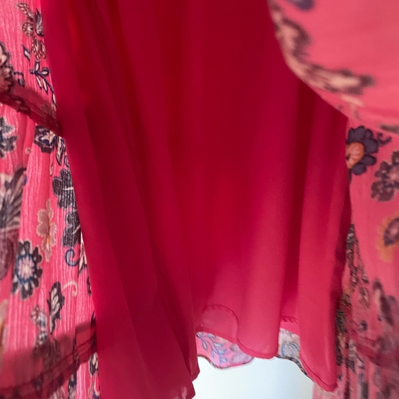 LOFT EXTRA SMALL PETITE BRIGHT PINK SUMMER DRESS SHORT NEVER WORN - Picture 11 of 16